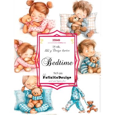 Toppers Bedtime 18stk 9x9cm 200g